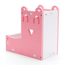 Hamster Automatic Water Fountain Drinker Food Feeder Playing Cage (Pink) Newly