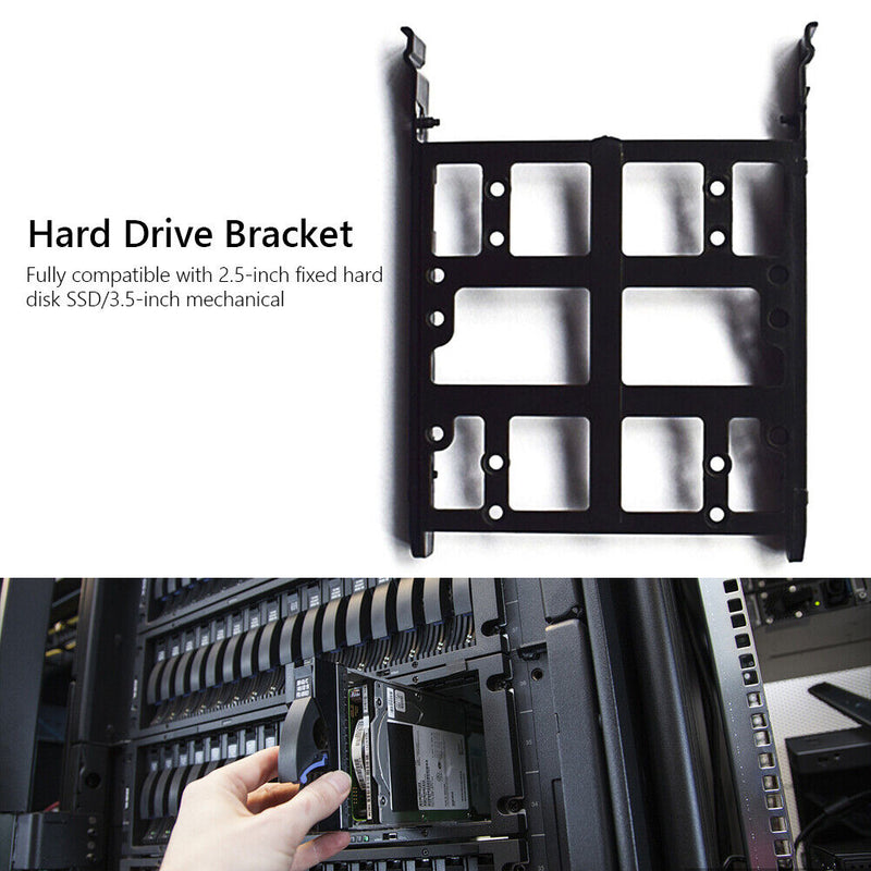 HDD SSD Mounting Bracket for 2.5 inch / 3.5 inch PC Hard Drive Tray Holder Newly