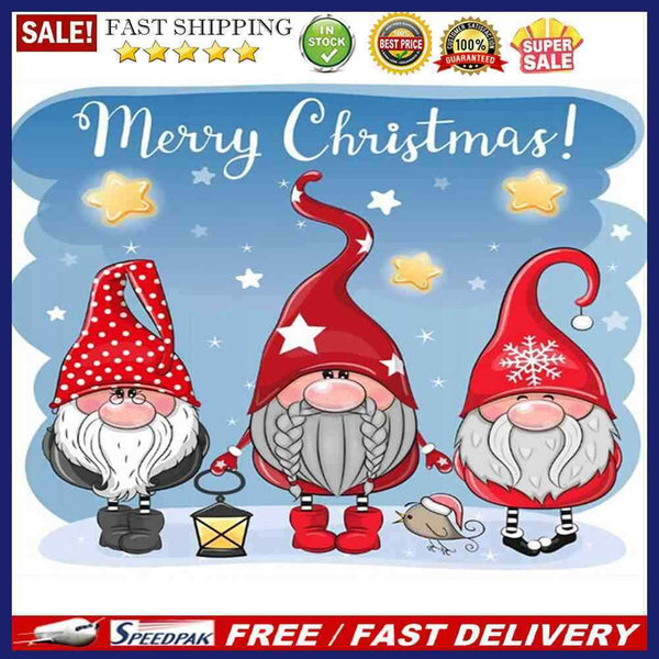 50x40cm Frameless Oil Gnome Paint By Numbers Gift Home Wall Living Room Decor