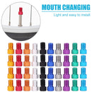 40x Bicycle Valve Adapters Aluminum Presta to Schrader Valve Converter Tire Part