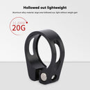 Mountain Bike Seatpost Clamp CNC Road Bicycle Seat Tube Clip (Black 34.9mm)