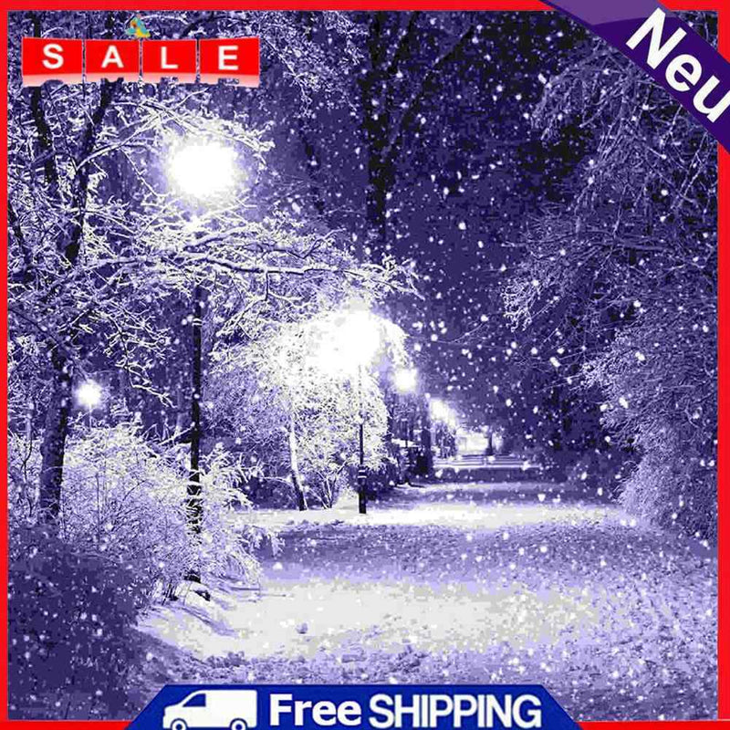 5D DIY Full Drill Diamond Painting Snowing Cross Stitch Embroidery Craft Gift
