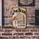 Retro Alcoholic Drinks Metal Plate Painting Bar Tin Plaques Wall Sign (D)