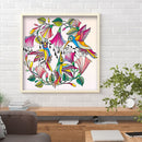 Diamond Painting Partial Special Drill Birds and Flowers Picture of Rhinest