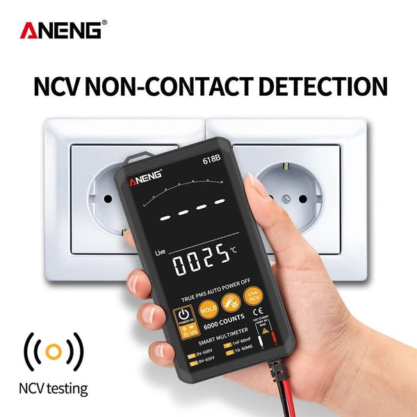 Digital Profesional Meter Digital Multimeter 6000 Counts Smart Touch Multimeter