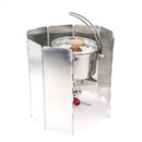 8 Plates Windshield Aluminum Alloy Cooking Windproof Screen Camping Equipme