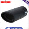 58mm universal black stainless steel car rear exhaust tail muffler tip aut