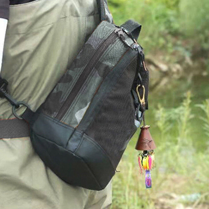 Portable Fishing Bait Hook Storage Hanger Holder Baits Container Bag Accessories