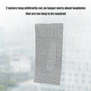 5x200cm Anti-Mosquito Screen Window Patch Self-Adhesive Repair Tape (Black)