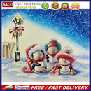 5D DIY Diamond Painting Full Round Drill Animal Christmas Rhinestone Mosaic A