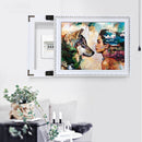 Wolf Girl 5D Diamond Painting Embroidery DIY Cross Stitch Home Decor Gifts?