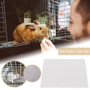 Pet Plastic Cage Mat Hamster Rabbit Cage Grids Holes Anti-slip Feet Pads