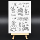 DIY Transparent Cartoon Scrapbooking Album Card ?Silicone Seal Stamp Sheets