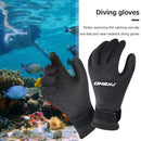 5mm Neoprene Swimming Diving Gloves for Men Snorkeling Winter Gloves (L) Newly