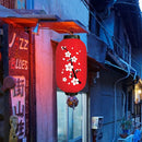 25cm Plum Blossom Lantern Lamp Chinese Long Shaped Cloth Lampion (A) Newly