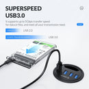 ORICO DESK-4U USB HUB Splitter Multi USB 3.0 Port Adapter for PC Tablet Phone