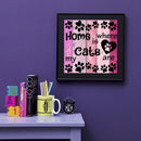 DIY Diamond Painting Kits Full Round Drill Home is Cat Are Home Decoration Gifts