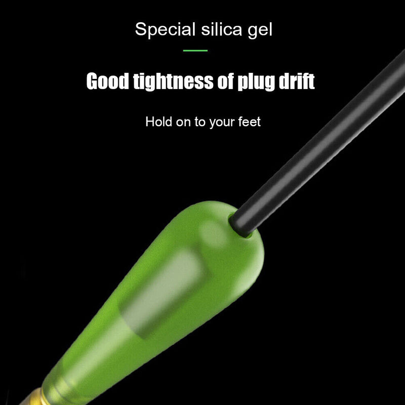 30pcs Copper Head Bobber Drift Fishing Floats Rotation Buoy Seat Fishing Bo