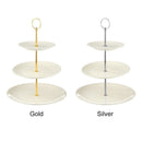 Tools Round Platter Food Serving Holder Cake Display Rack 3 Tier Cake Stand