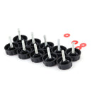 10pcs Fishing Reel Handle Grip Screw Caps Spinning Reel Nuts Fishing Tackle