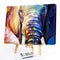 Elephant Oil Painting By Numbers DIY Canvas Picture Hand Painted Home Decoration