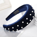 Girls Headband Solid Color Hair Band Headdress Fashion Headwear for Women Gift