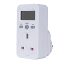 UK Plug Electricity Power Consumption Meter Energy Monitor Watt Kwh Analyzers~