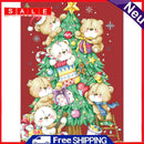 Full Embroidery Cross Stitch Set Needlework Kit 11CT Christmas Trees Artwork