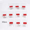 Artificial Fingernails, Square, Transparent, 500-Piece