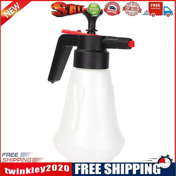 1.5L Handheld Car Wash Foam Sprayer with Atomizing Nozzle Manual Pressure