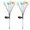 #A 2pcs Solar Led Light Ip65 Waterproof Portable Solar Light Yard Decor for Outd