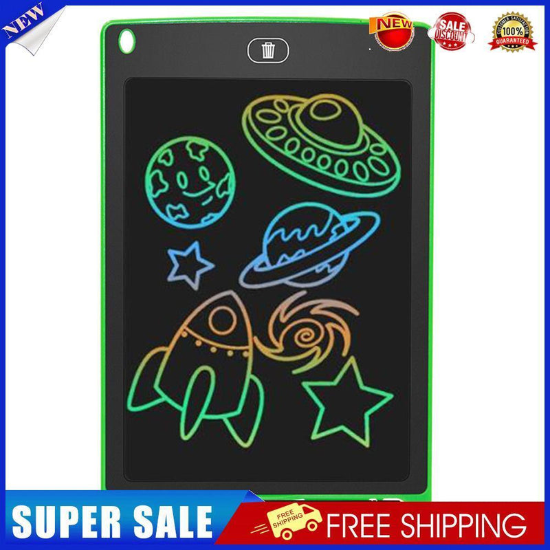 8.5in LCD Digital Writing Tablet Portable Drawing Board (Colorful Green)