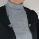 Flowers Pins Shawl Brooch Cardigan Clip Duck Clip Clasps Shirt Collar Clips