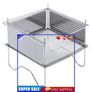 Folding Portable Barbecue Camping Grill Outdoor Variety of Fuels Suitable