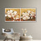 White Flower Oil Paint By Numbers Kits Canvas Picture Wall Art DIY Craft Decor