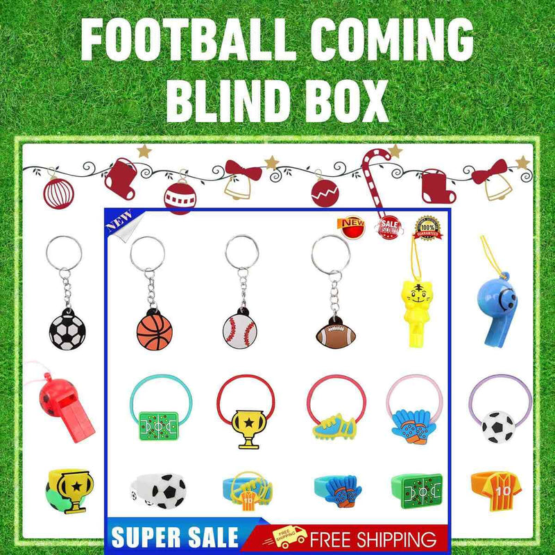 24 Grids Xmas Soccer Toys Box Unique Christmas Calendar Box Holiday Party Favors