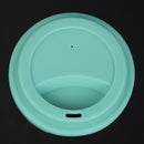 Wheel Silicone Cup Lids Heat-resistant Dust-proof Bowl Cover (Mint Green) Newly