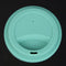 Wheel Silicone Cup Lids Heat-resistant Dust-proof Bowl Cover (Mint Green) Newly