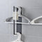 Self Adhesive Home Plastic Hangers Black Storage Rack Clothes Stand Organizer