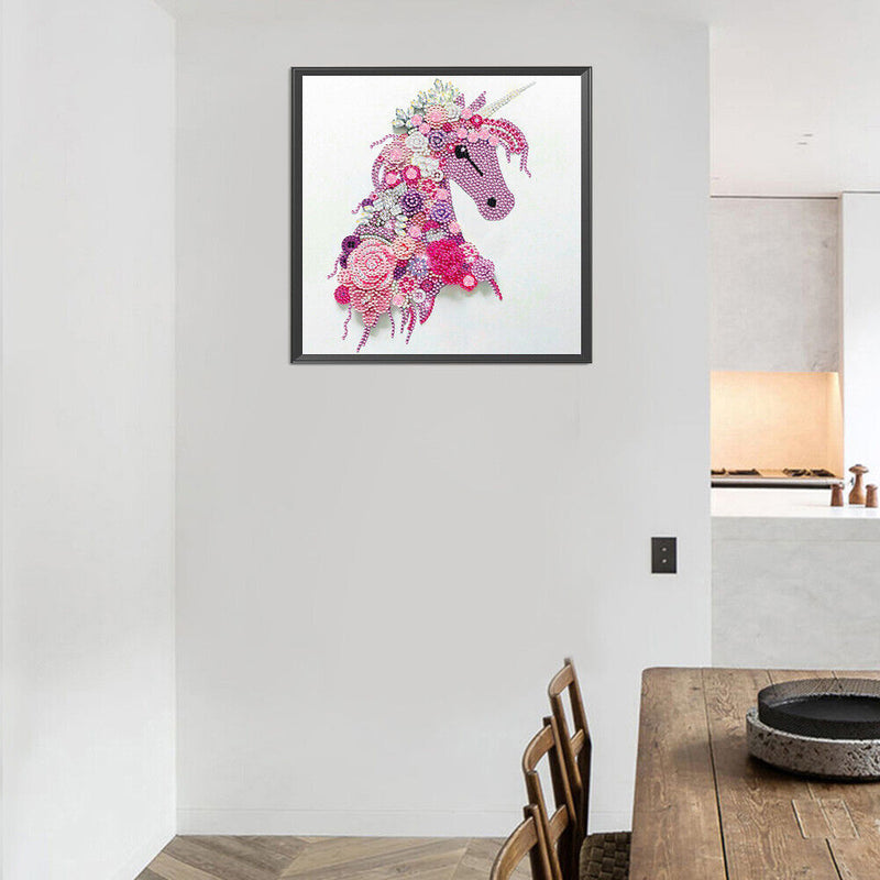 5D Diamond Painting DIY Animal Partial Special Shape Wall Decor Rhinestone