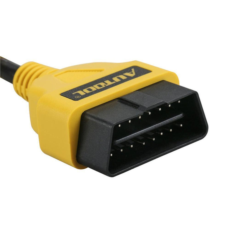 Occitop Autool OBD2 Diagnostic Adapter Cable (16 Pin, 14cm) Male to Female, Cab