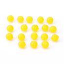 Yellow Corn Flavour Soft Fishing Lure Semi-floating Ball Baits (S 50pcs)