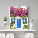 Front Yard Tree Hand Painted Picture Oil Painting By Numbers DIY Kit No Frame