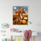 Cat Dog on Scarecrow Oil Paint By Numbers Kit Drawing Picture 40x50cm (B1600)