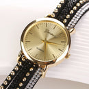 8 Colors Luxury Casua Wristwatch Watch Women Dress Watch  Black