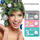 Remove Blackhead 3 Steps Care Deep Clean Pores Acne Nose Patch (Blue) Newly