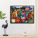 14CT Counted Cross Stitch Kits DIY Book Needlework 40x50cm (VS-0019)