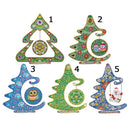 by Numbers Crystal Rhinestone Embroidery Christmas Diamond Painting Xmas Tree