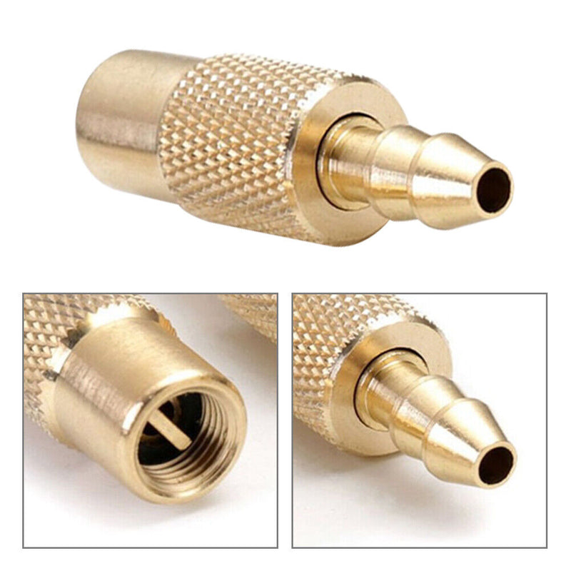 Portable Brass Car Truck Tire Inflator Valve Connector Clamp Joint Adapter Newly