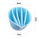 Split Color Mixing Cups for Paints Art Tool 5 Channels Pouring Cup Blue (9)